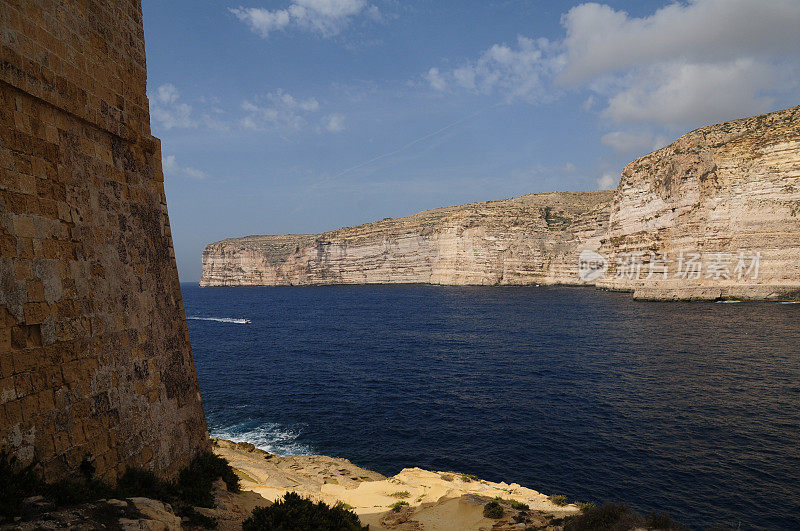 Xlendi Gozo,马耳他群岛。